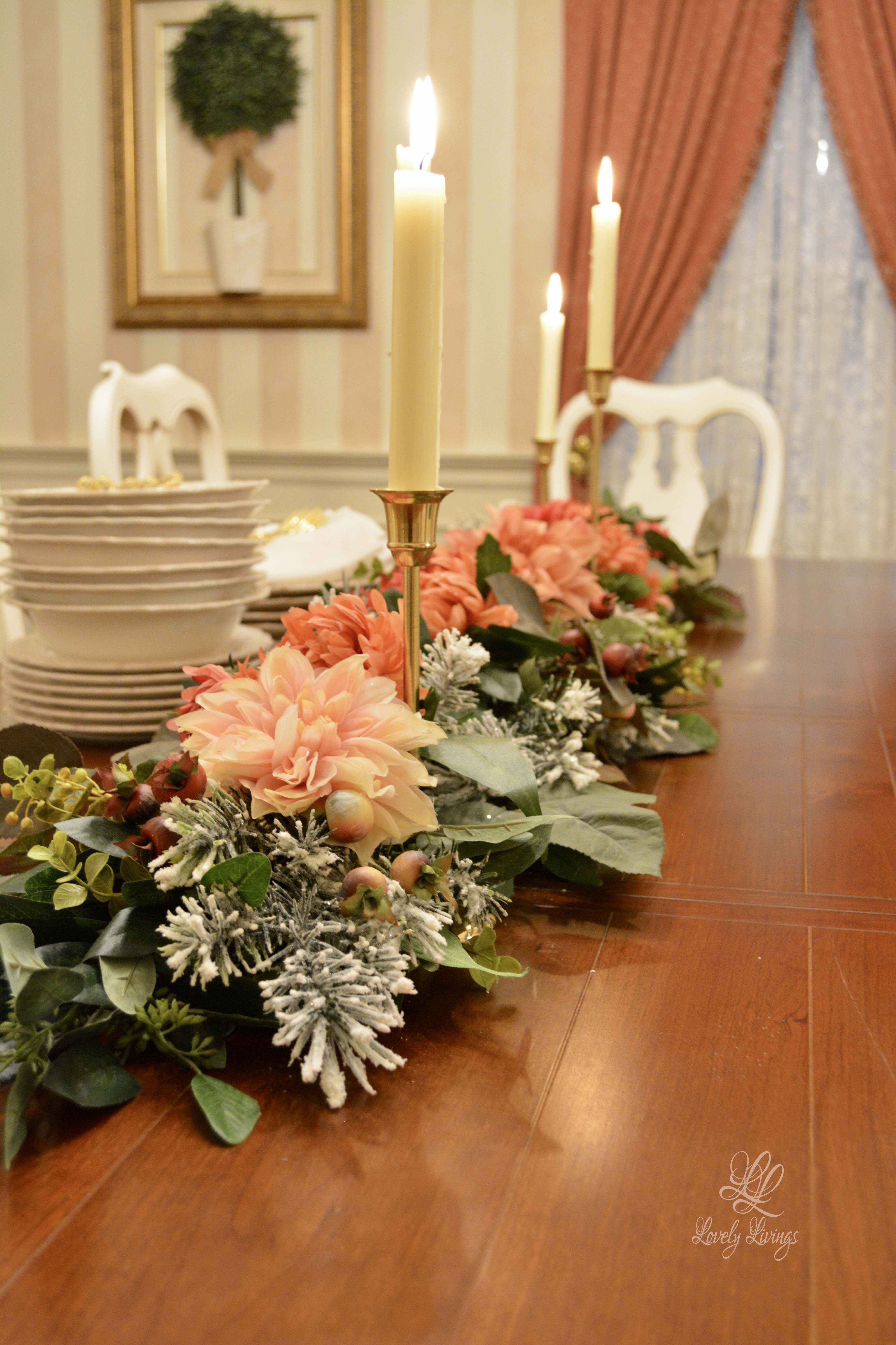 Winter Table Centerpiece